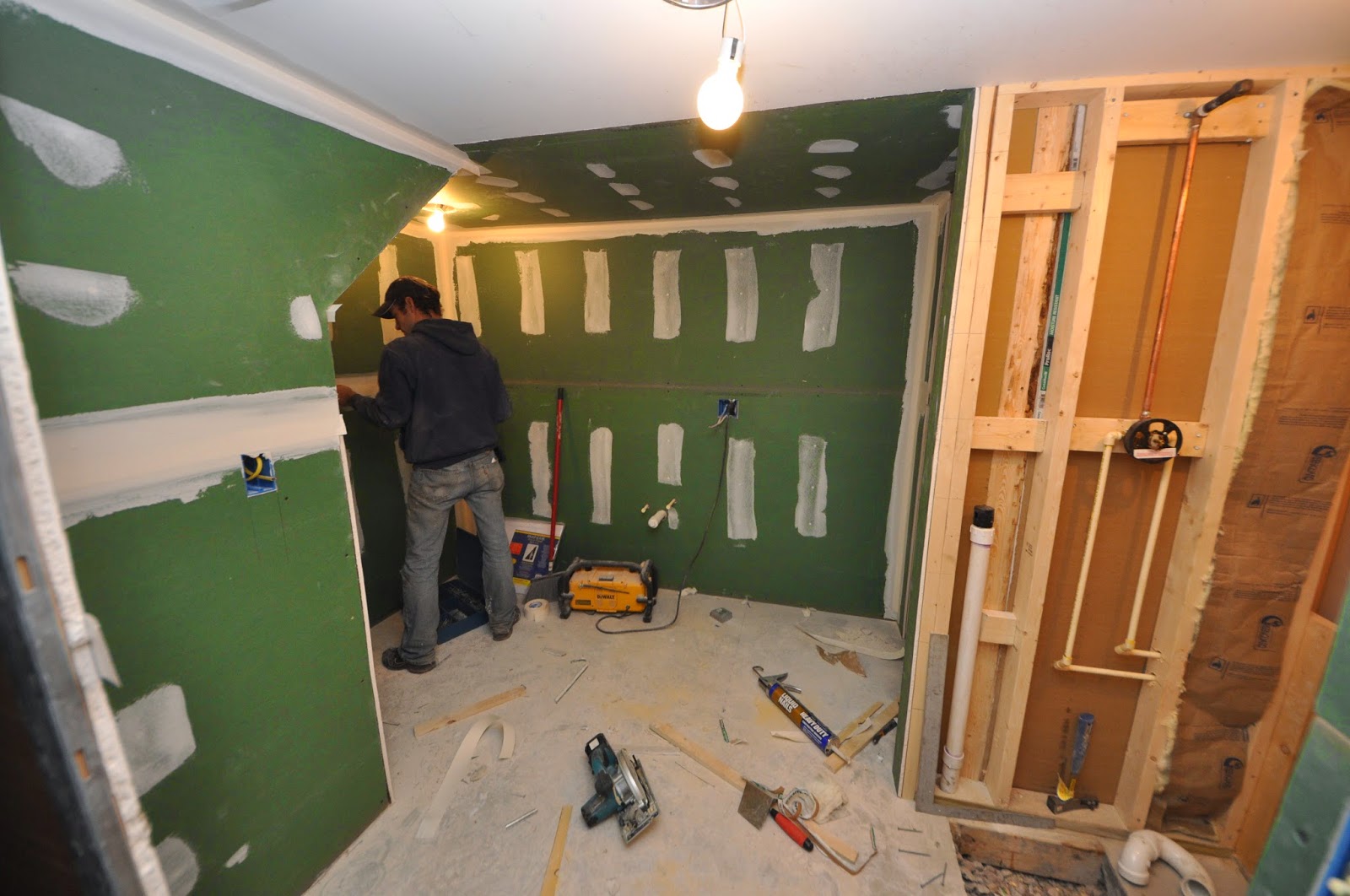 ERIC MARKS GENERAL CONTRACTING BASEMENT BATHROOM