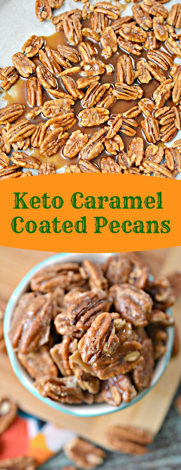 rovieshone food recipes Keto Caramel Coated Pecans