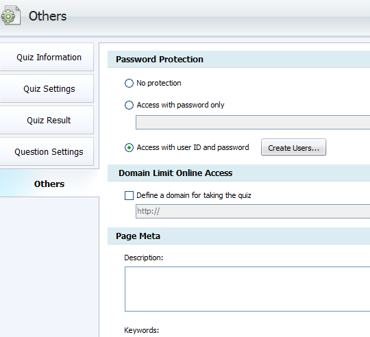 Membuat User ID dan Password Terbatas Untuk Soal Online