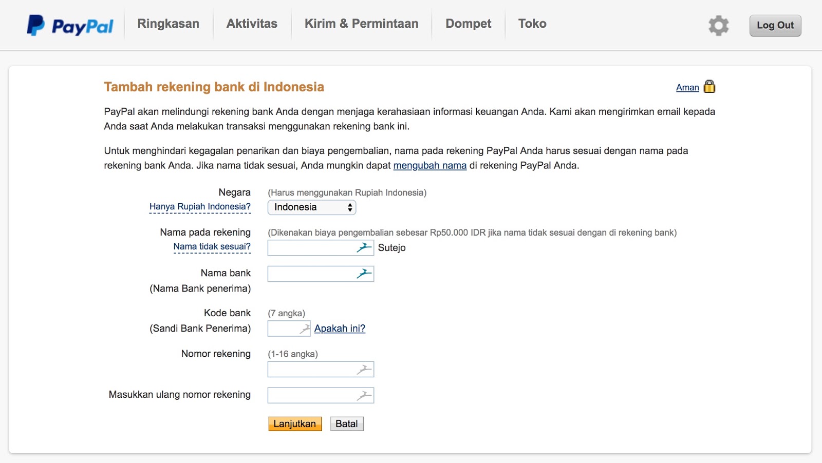Cara Mengisi Saldo Payoneer Dengan Paypal Kunci Persoalan