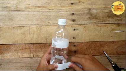 Cara Membuat Pesawat  dari  Botol  Aqua  atau Pocari Buat 