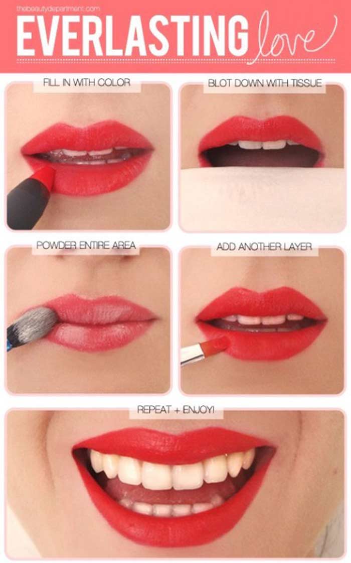 25 Amazing Lip Makeup Tips & Tutorials To Apply Lipstick Like A Pro