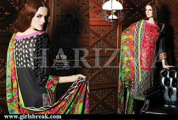 Charizma Fall Eid Chiffon Collection 2014 Vol-1