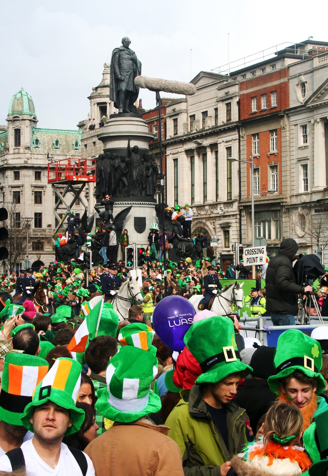 The Book of Kels St Patrick's Day in Dublin is so classy!