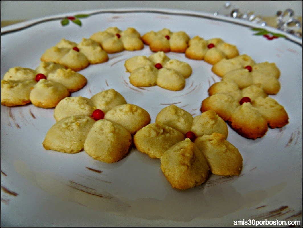 Galletas de Navidad: Spritz Cookies