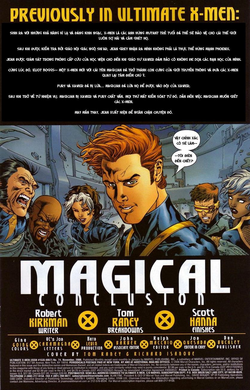Ultimate X - men chap 74