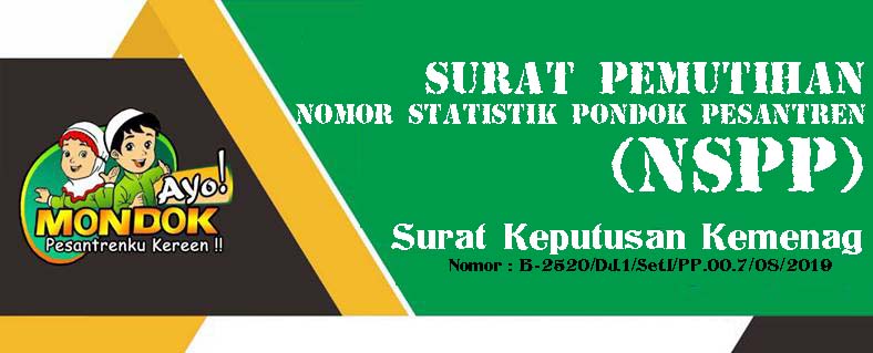 Pemutihan Nomor Statik Pondok Pesantren (NSPP) Tahun 2019