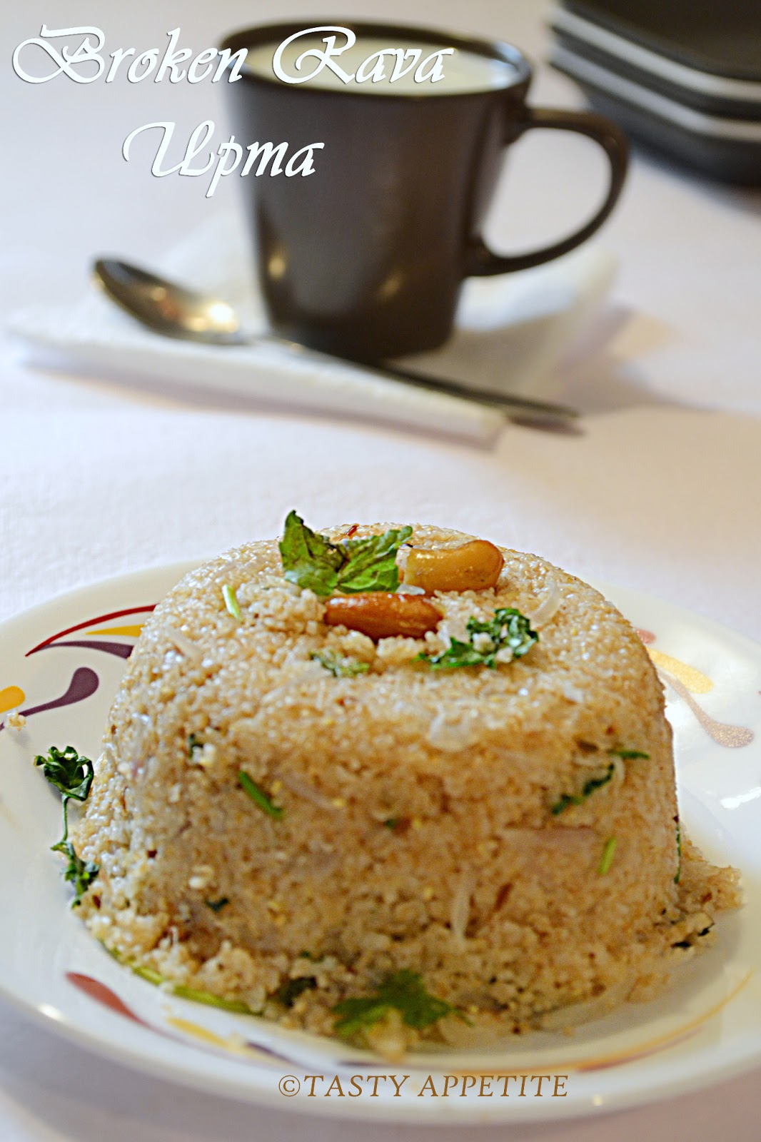 How to make Wheat Rava Upma / Godhuma Rava Upma / Broken Wheat Upma