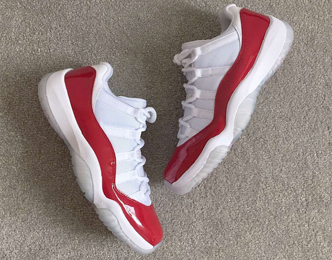 jordan 11 low red