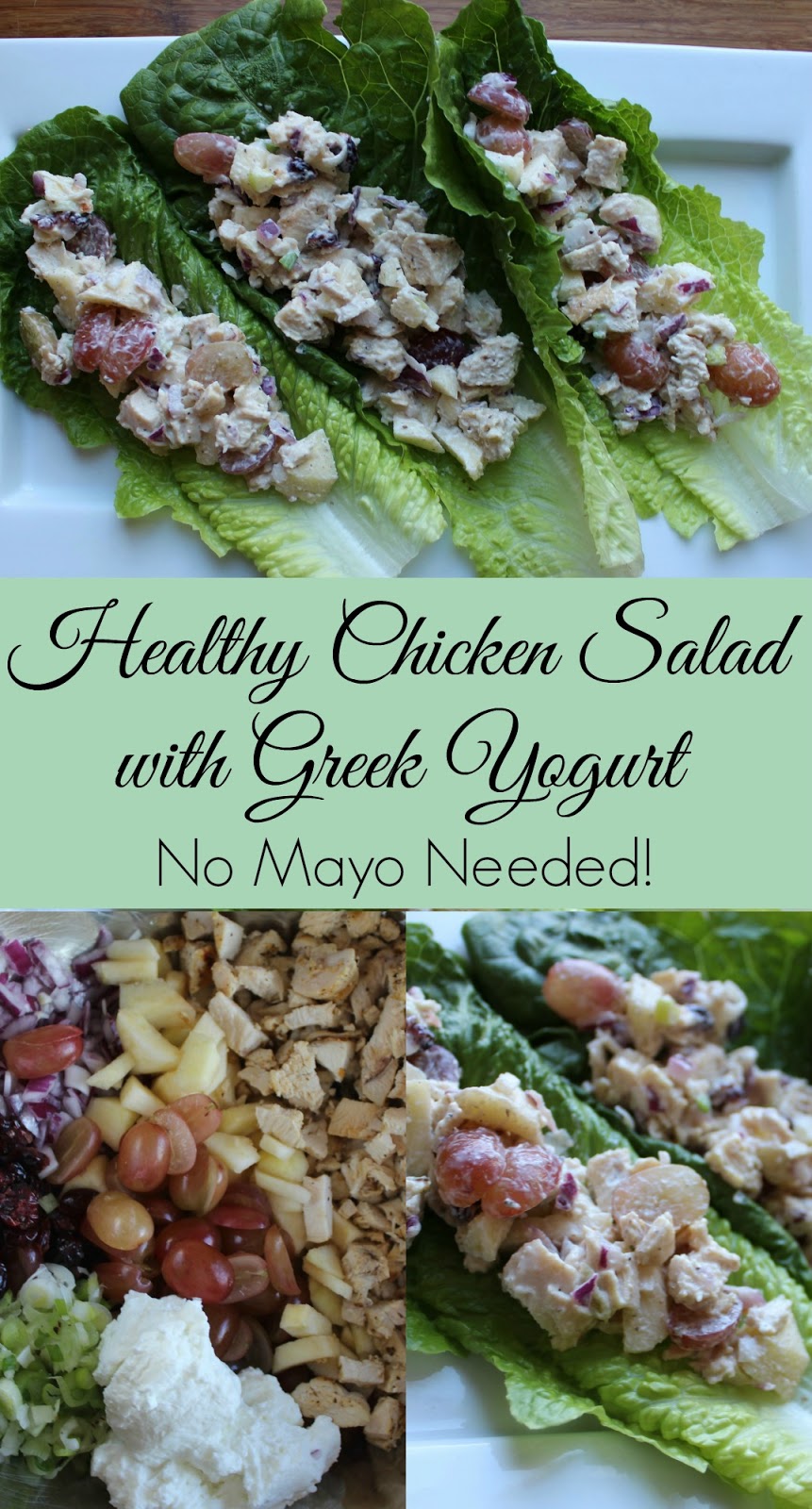 Healthy Chicken Salad with Greek Yogurt - My Girlish Whims