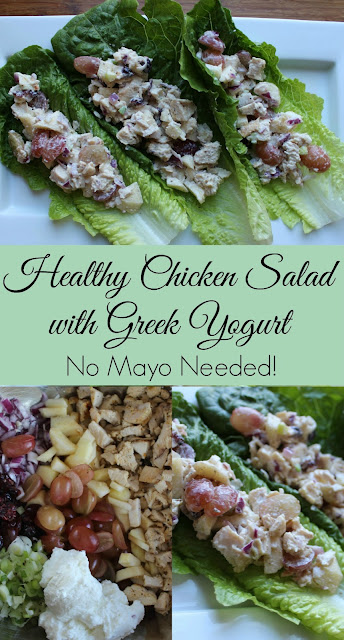Healthy Chicken Salad with Greek Yogurt - My Girlish Whims