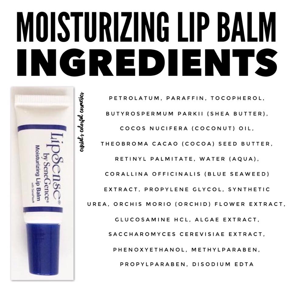what s in lipsense moisturizing lip balm