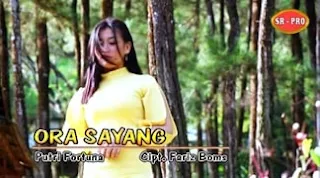 Lirik Lagu Ora Sayang - Putri Fortuna