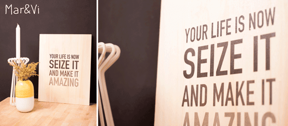 como hacer un cuadro tipográfico