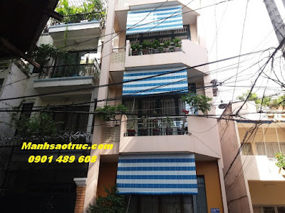 màn sáo nhựa che nắng