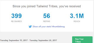 My seventh week with Tailwind-analytics.
