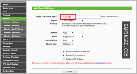 setting WPS Wifi