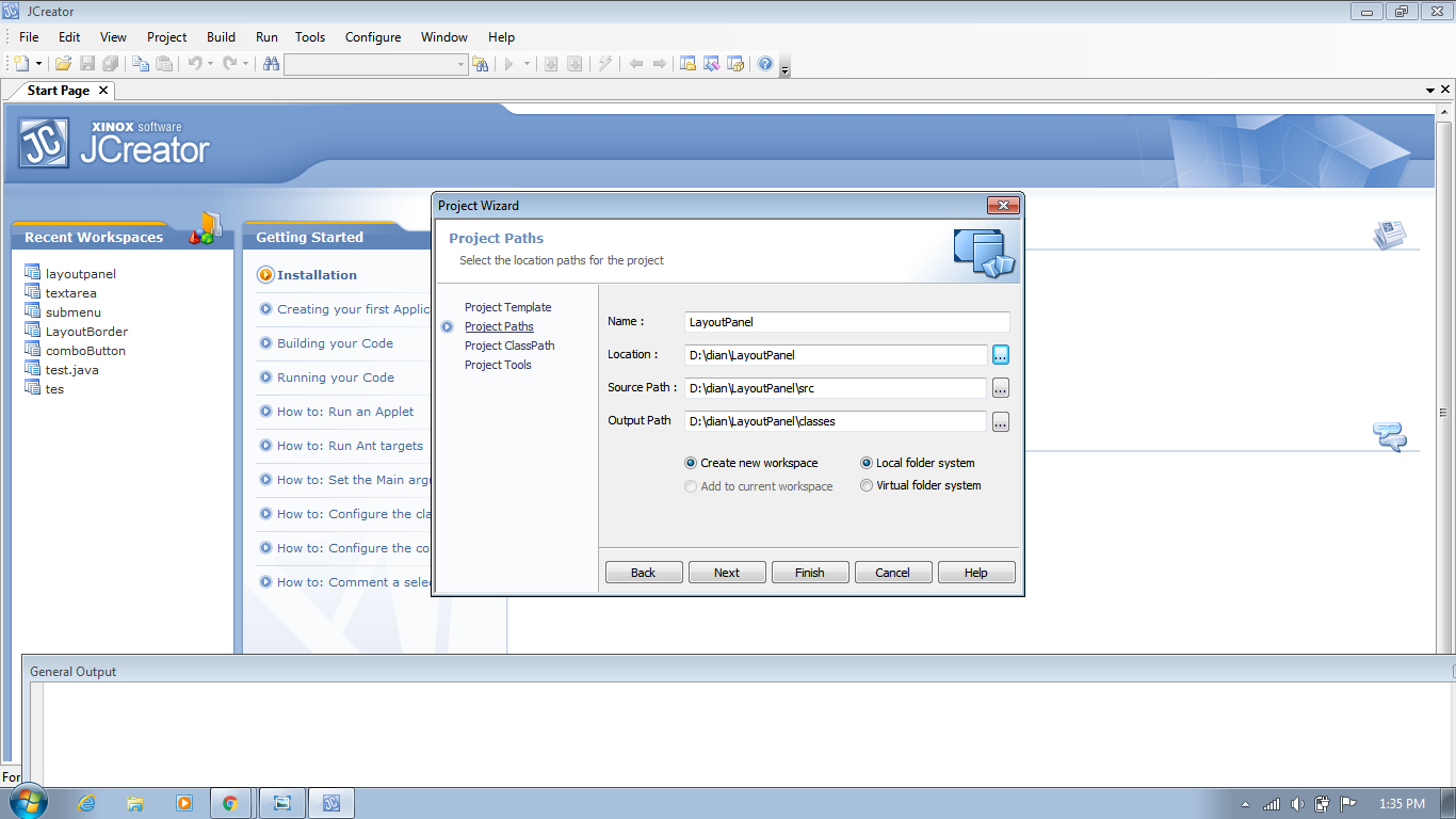 Membuat Layout Panel Pada Java ~ Dian Anggraini