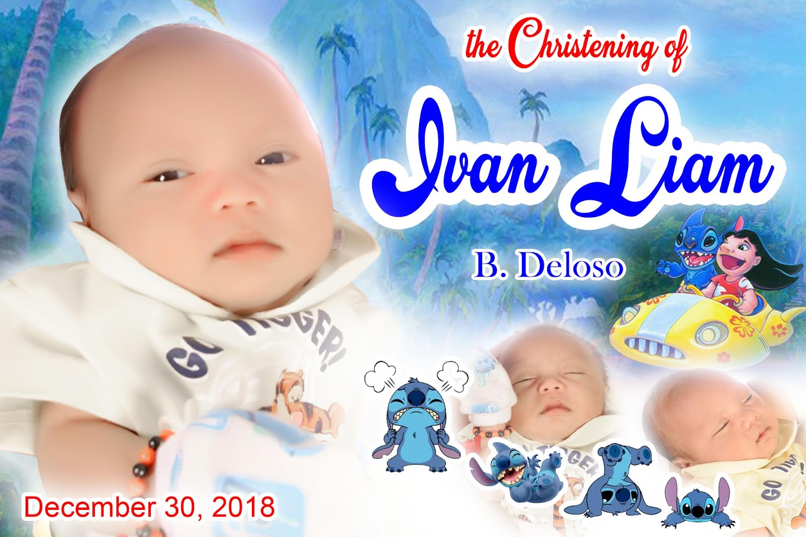 The Christening Of Ivan Liam B Deloso TARP LAYOUT FREE DOWNLOAD PSD FREE PSD FULLY 