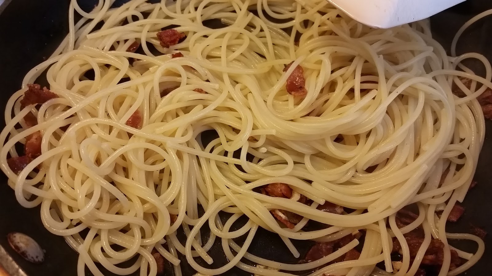 Dare To Eat Quick and Dirty Pasta Carbonara for One