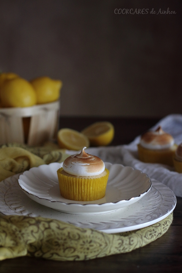 Cupcakes Lemon Pie. Reto Cupcakes Revival. Cookcakes de Ainhoa