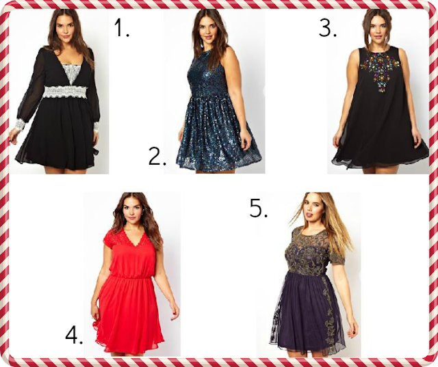 the girl with the plait Christmas Party Dresses ASOS Curve