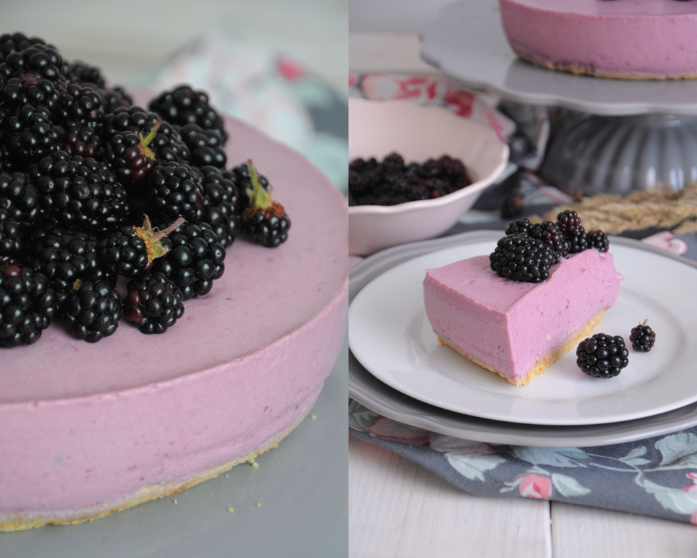Krümelkreationen: Brombeer-Mousse-Torte mit griechischem Joghurt