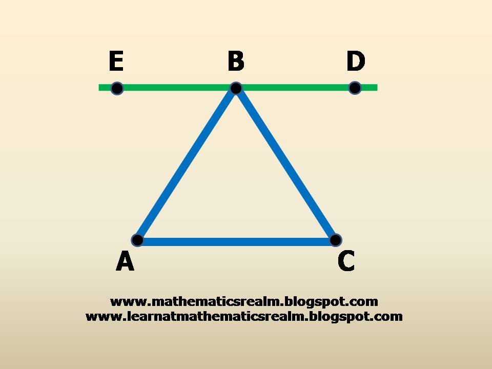 THE SUM OF THE ANGLES OF A TRIANGLE (Part 2: Exploration)