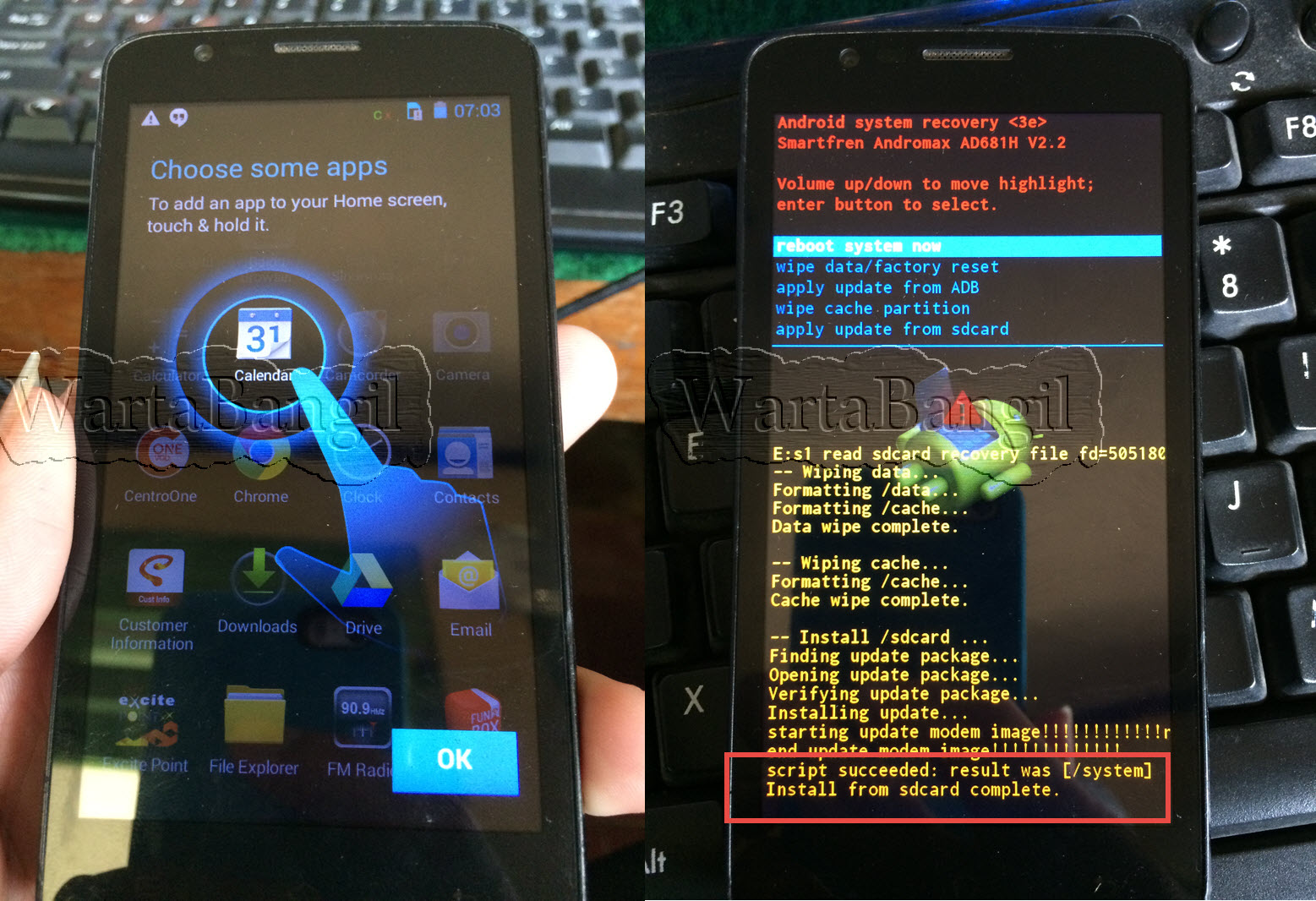 Cara Memperbaiki Andromax Hanya Muncul Logo Smartfren / Cara Flash