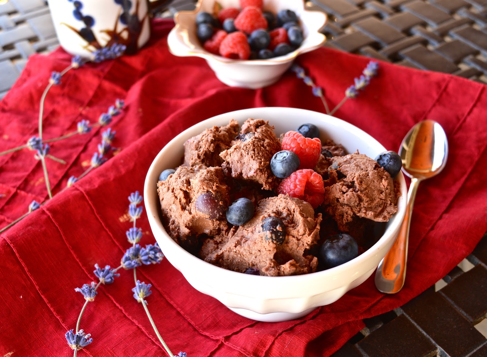 pure and simple nourishment double berry chocolate ice cream