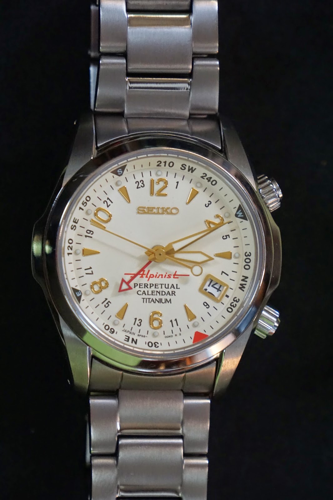 苫小牧バナナ】美品 セイコー アルピニスト SBCJ021 パーペチュアル