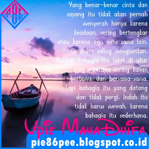 Bahagia Itu Sederhana Pie86peE ~ Vpie MahaDhifa