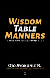 ANTICIPATE " WISDOM TABLE MANNERS"