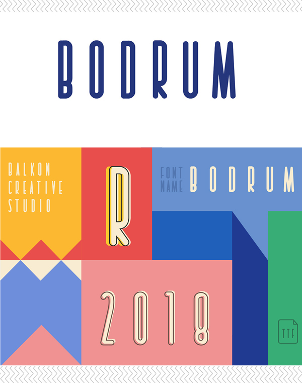Bodrum Free Font Download Font Terbaru 2018 - Bodrum Free Font