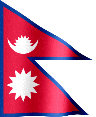 Nepal Flag GIF | All Waving Flags