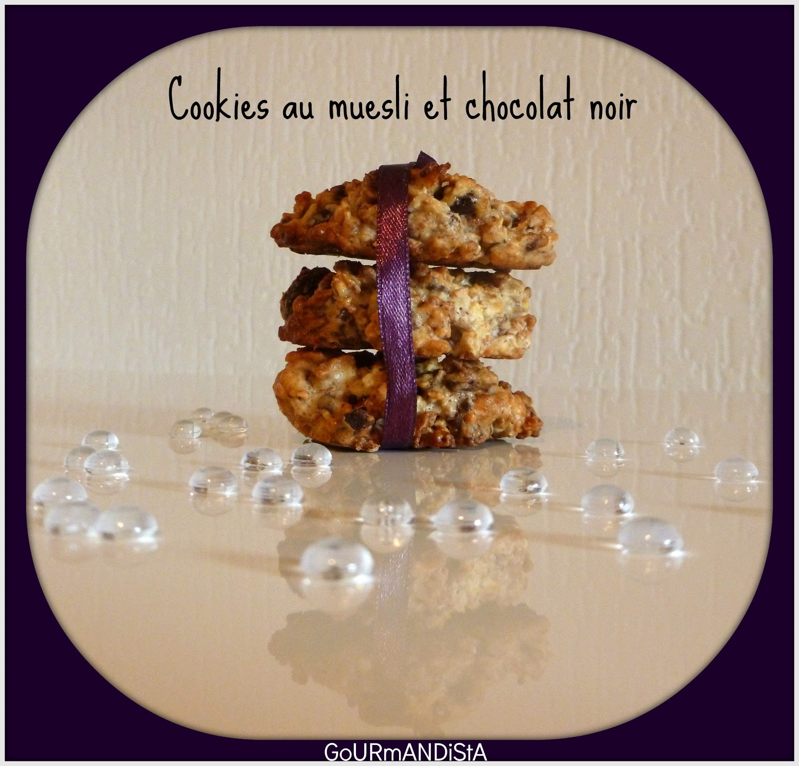 Cookies au muesli et chocolat noir