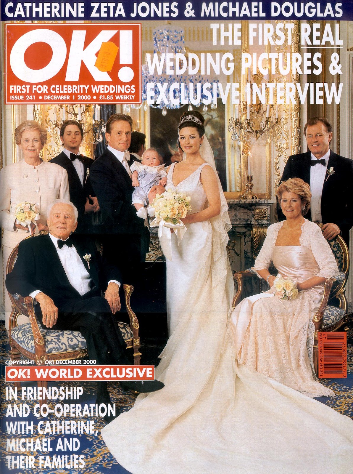 Red Carpet Wedding Catherine ZetaJones and Michael Douglas Red