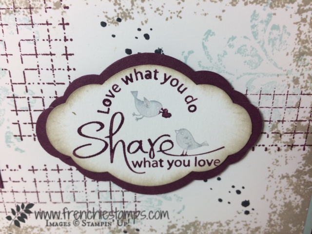 Pretty Label, Timeless Textures, Stampin'Up!, Frenchiestamps,