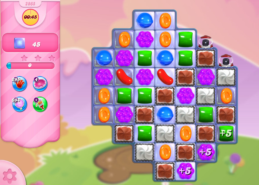 Candy Crush Saga level 2865 Candy Crush Saga level 2865