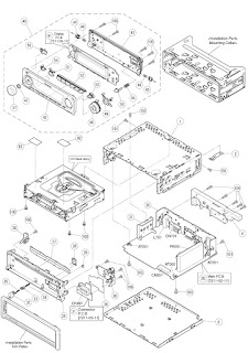 Electro help: Panasonic CQ-C3302N Circuit Diagram – Exploded view - WMA