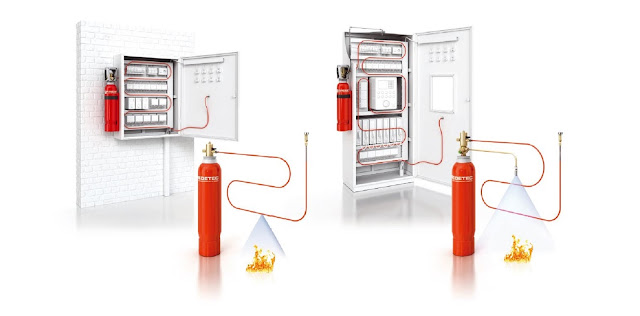Instalatie completa pentru stins incendii panouri electrice