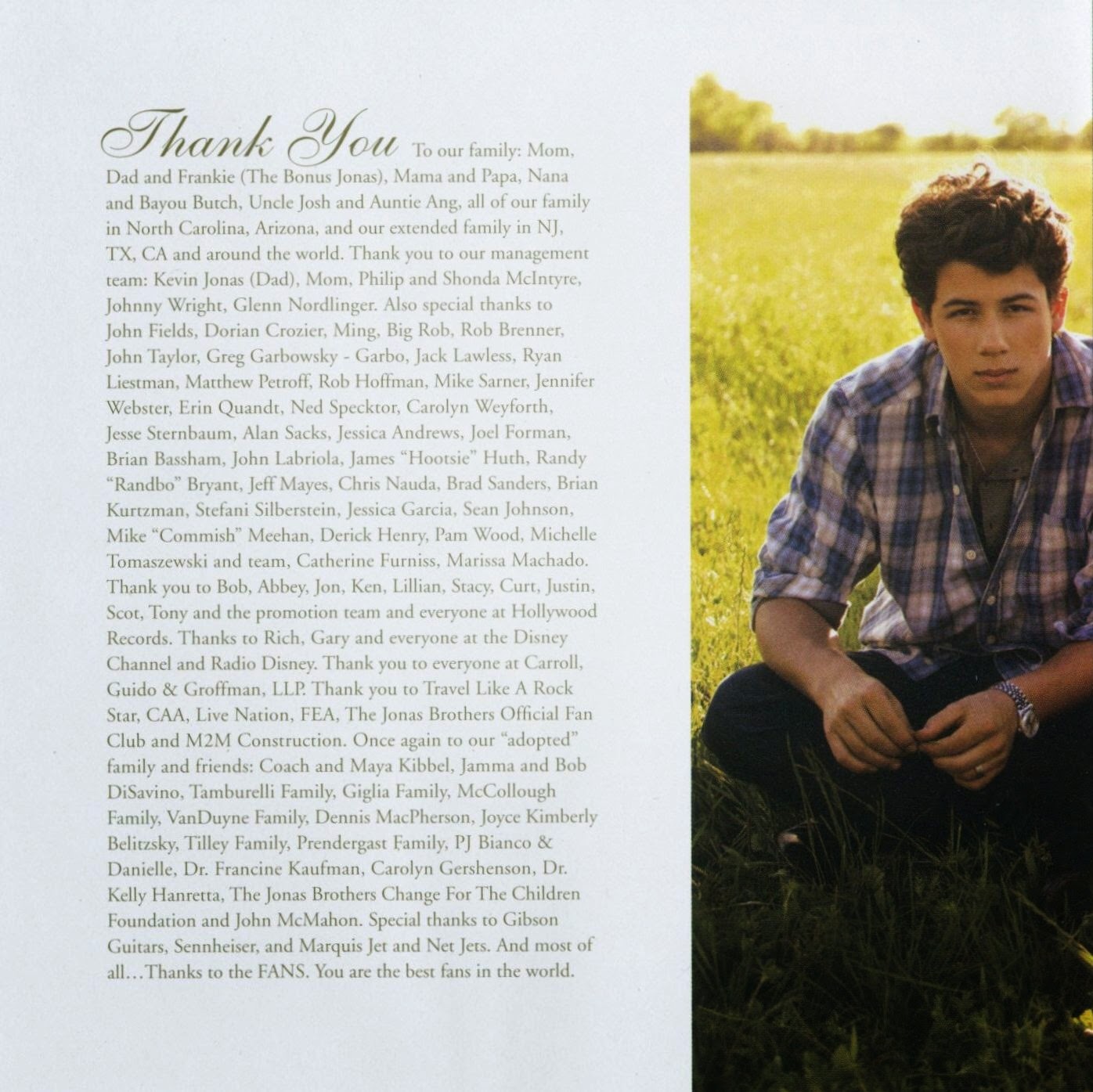 Encarte Jonas Brothers Lines, Vines And Trying Times Encartes Pop