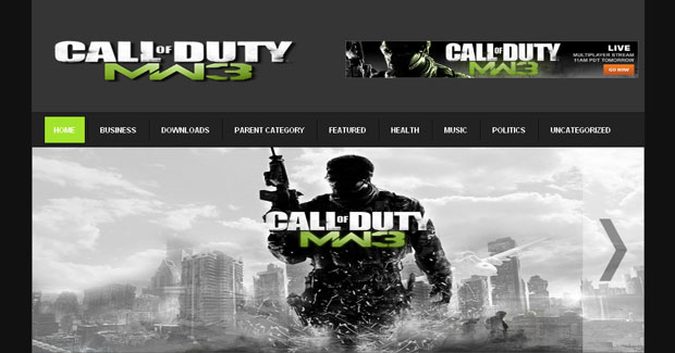 FREE Call of Duty MW3 Blogger Template FREE Call of Duty MW3 Blogger Template