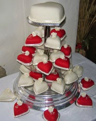 Cupcakes de Boda Rojos, parte 5