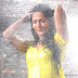 Anushka Shetty Hot & Wet Pics In Yellow Tank Top