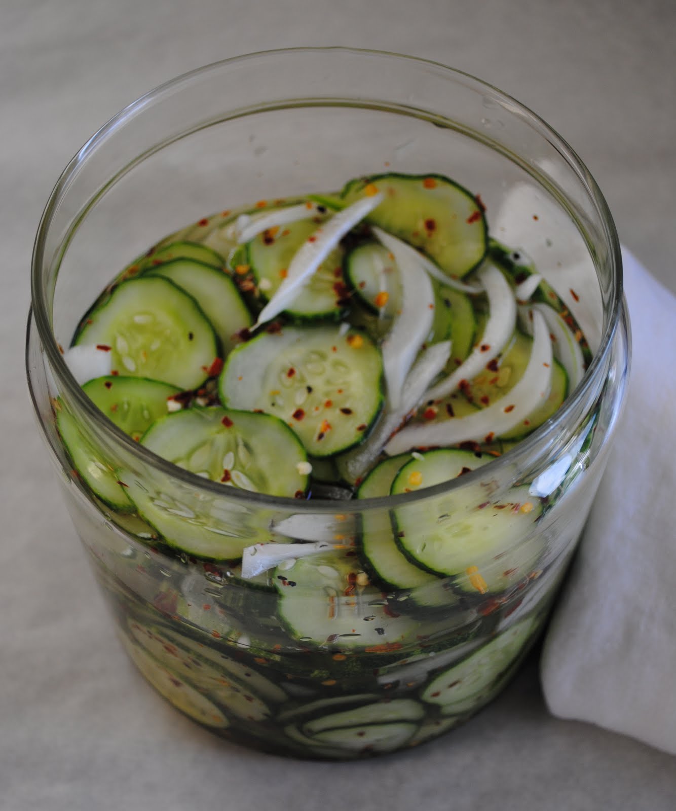Gourmet Girl Easy Refrigerator Sweet and Spicy Pickles