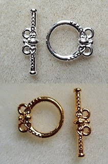 2 ring multi-strand toggle clasps jewellery making clasps