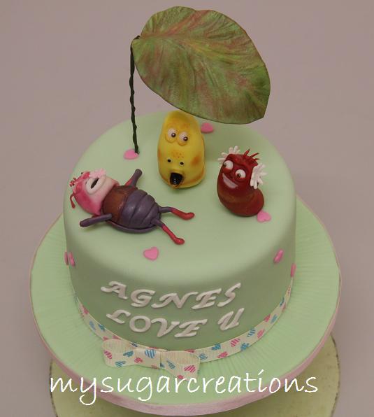 My Sugar Creations (001943746-M): Larva Cartoon Cake