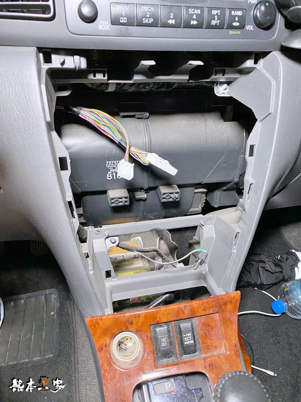 TOYOTA豐田ALTIS冷氣恆溫面板電子零件開關更換維修DIY詳細記錄