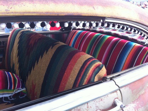 Moon To Back Seat Driving - Mexican Blanket Seat Covers Vw Bug